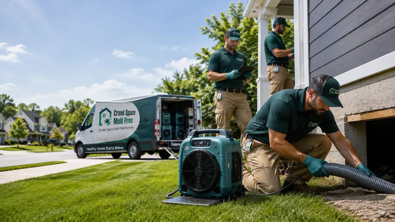 Crawl Space Mold Removal in Melrose, MN